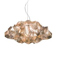 Drusa lampa wisząca 4x8W E27 230V velvet